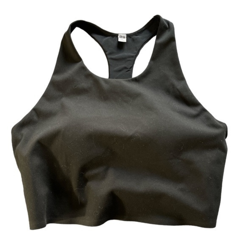 Bra Active Racer Back UNIQLO LARGE #1976 EUC Black